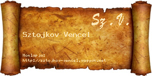 Sztojkov Vencel névjegykártya